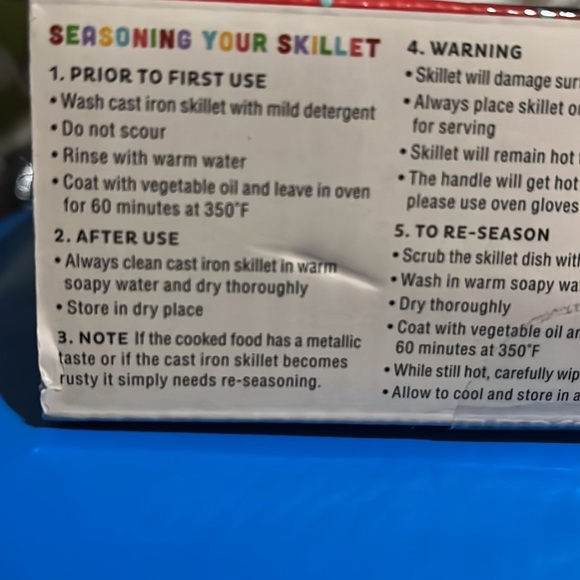 Cast iron Mini skillet $10!🤩 NEW personal desserts,eggs etc 💫ADD ON $5 BNWT - Picture 4 of 7
